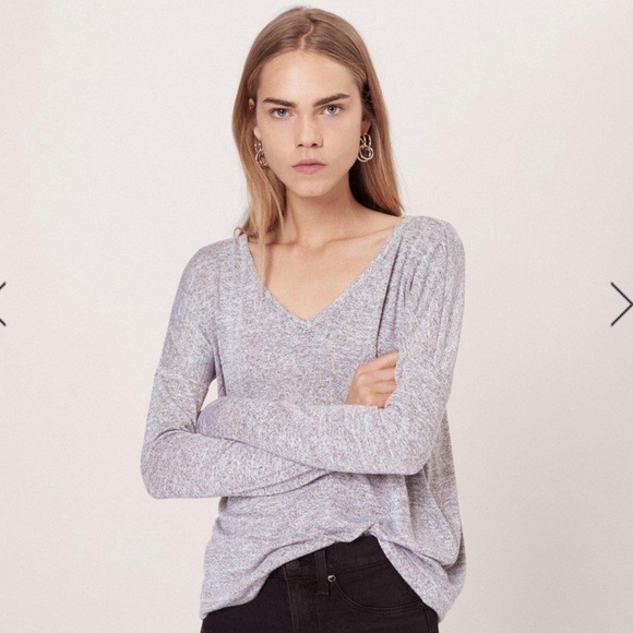 rag & bone Tops - Rag & Bone Long Sleeve V-Neck Top Petite Small
